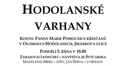 Hodolanské varhany 2026 – divadlo, Hudba a Kino, Olomouc – fotka 2