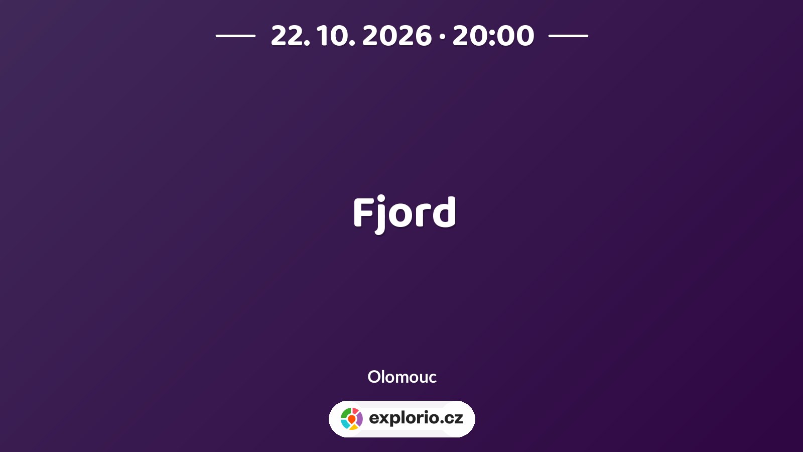 Fjord – divadlo, Hudba a Kino, Olomouc