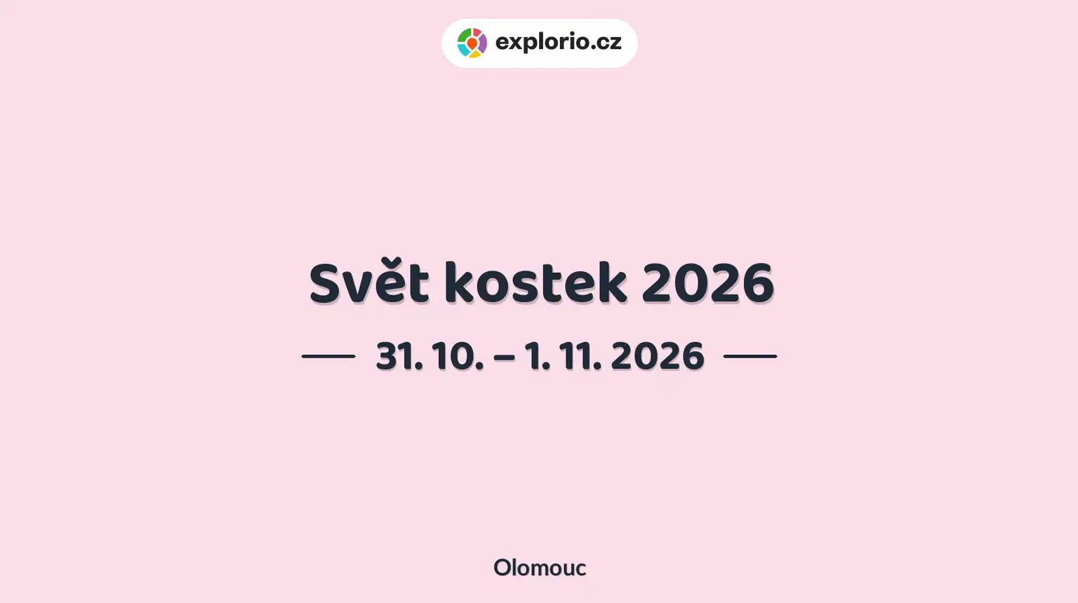 Svět kostek 2026 – prohlídky a Muzea, Olomouc