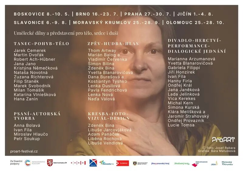 ProART Festival 2026 – divadlo, Hudba a Kino, Olomouc – fotka 2