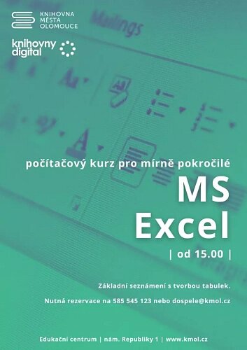 MS Excel – tvořivé dílny a Workshopy, Olomouc – fotka 2