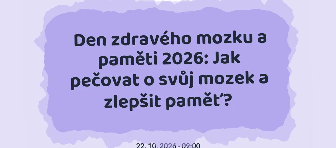 Den zdravého mozku a paměti 2026: Jak pečovat o svůj mozek a zlepšit paměť? – prohlídky a Muzea, Karlovy Vary