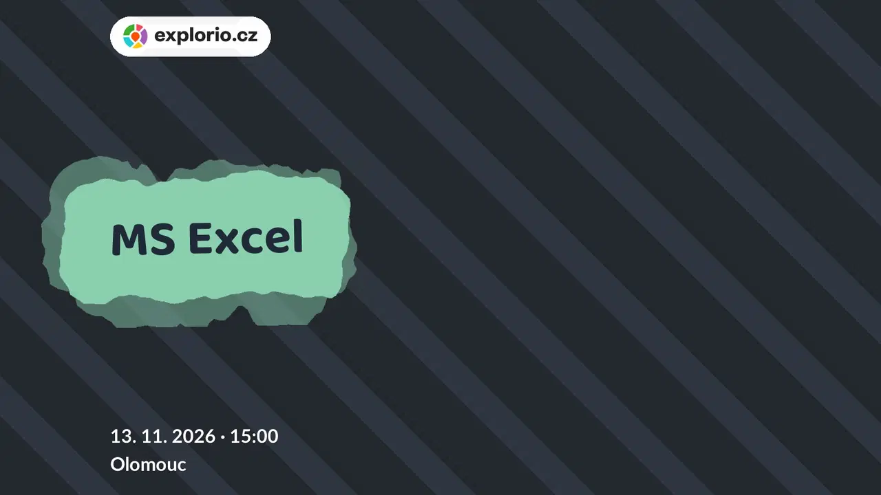 MS Excel – tvořivé dílny a Workshopy, Olomouc