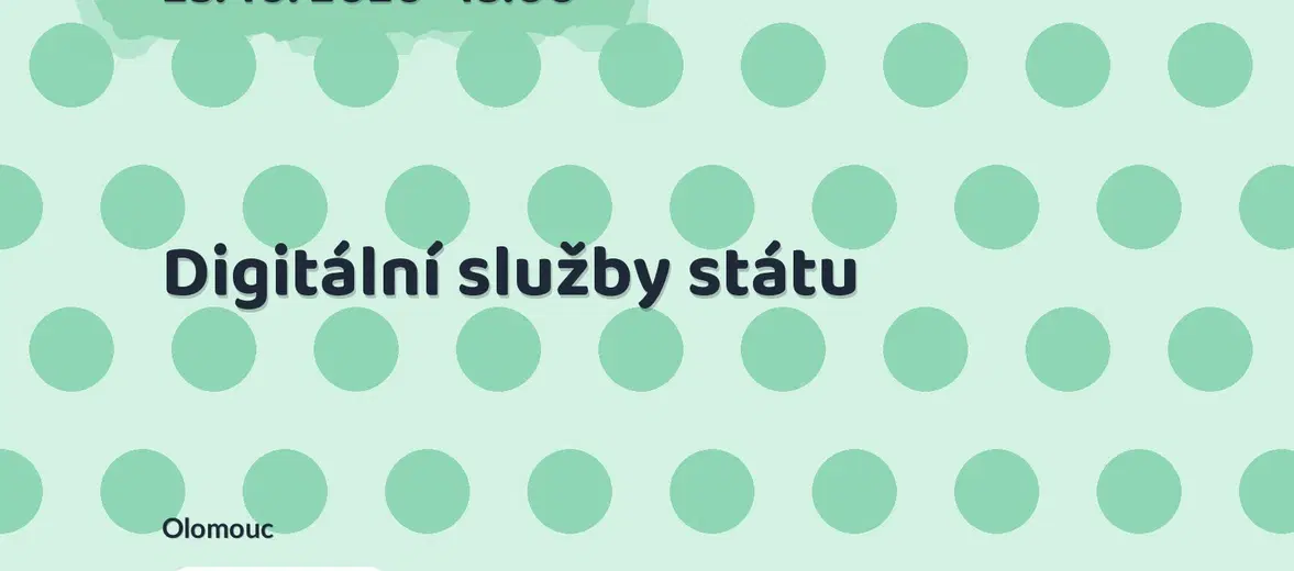 Digitální služby státu – tvořivé dílny a Workshopy, Olomouc