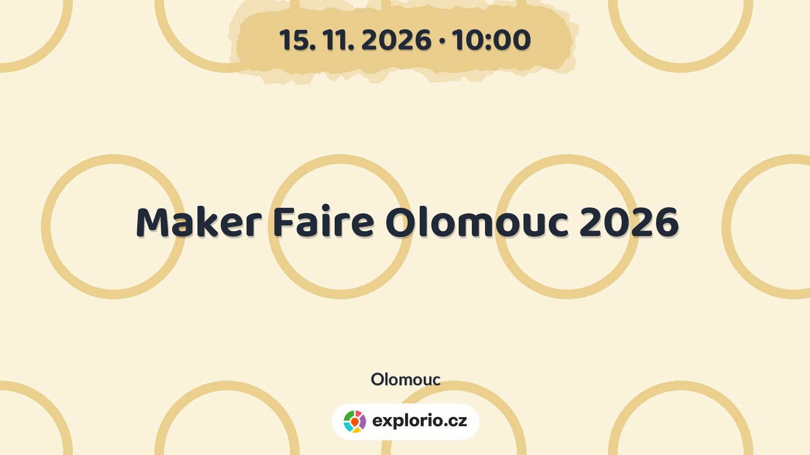 Maker Faire Olomouc 2026 – festivaly a Slavnosti, Olomouc