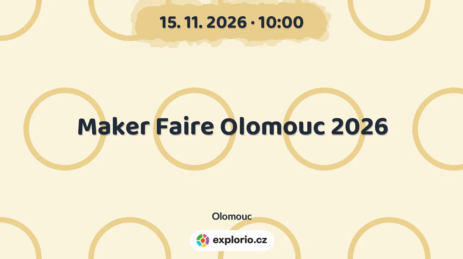 Maker Faire Olomouc 2026 – festivaly a Slavnosti, Olomouc
