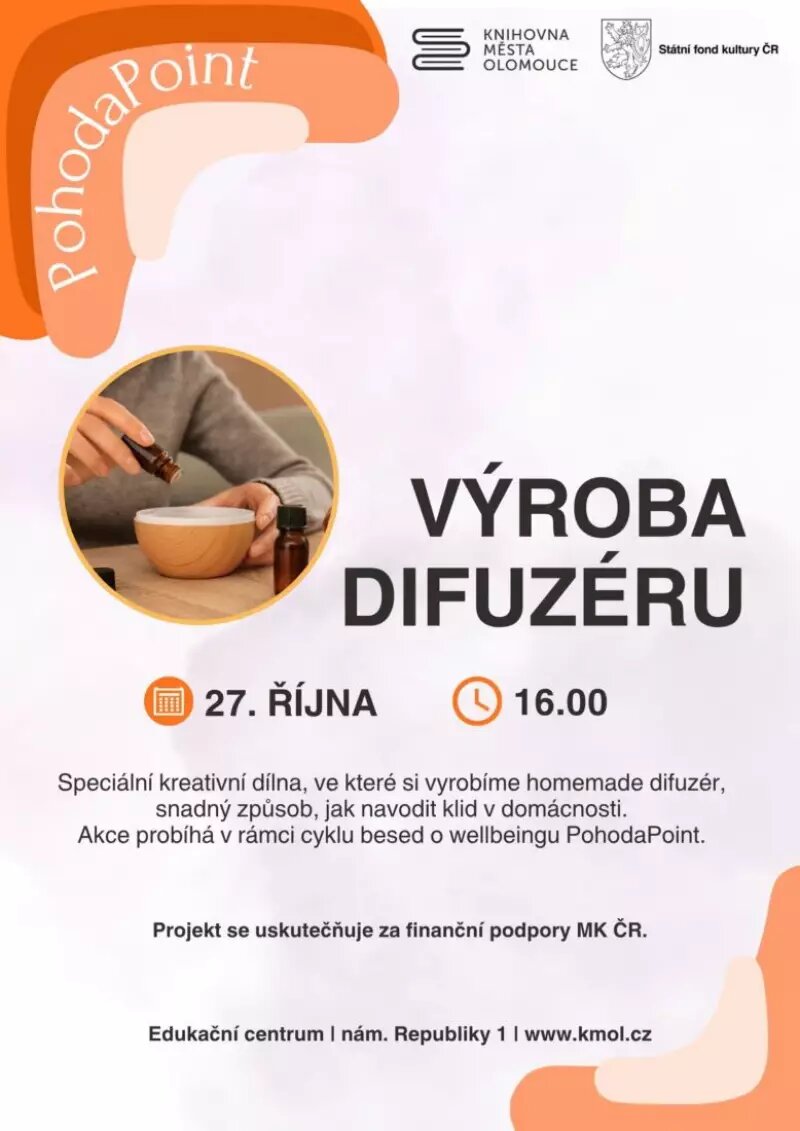 Výroba difuzéru – tvořivé dílny a Workshopy, Olomouc – fotka 2