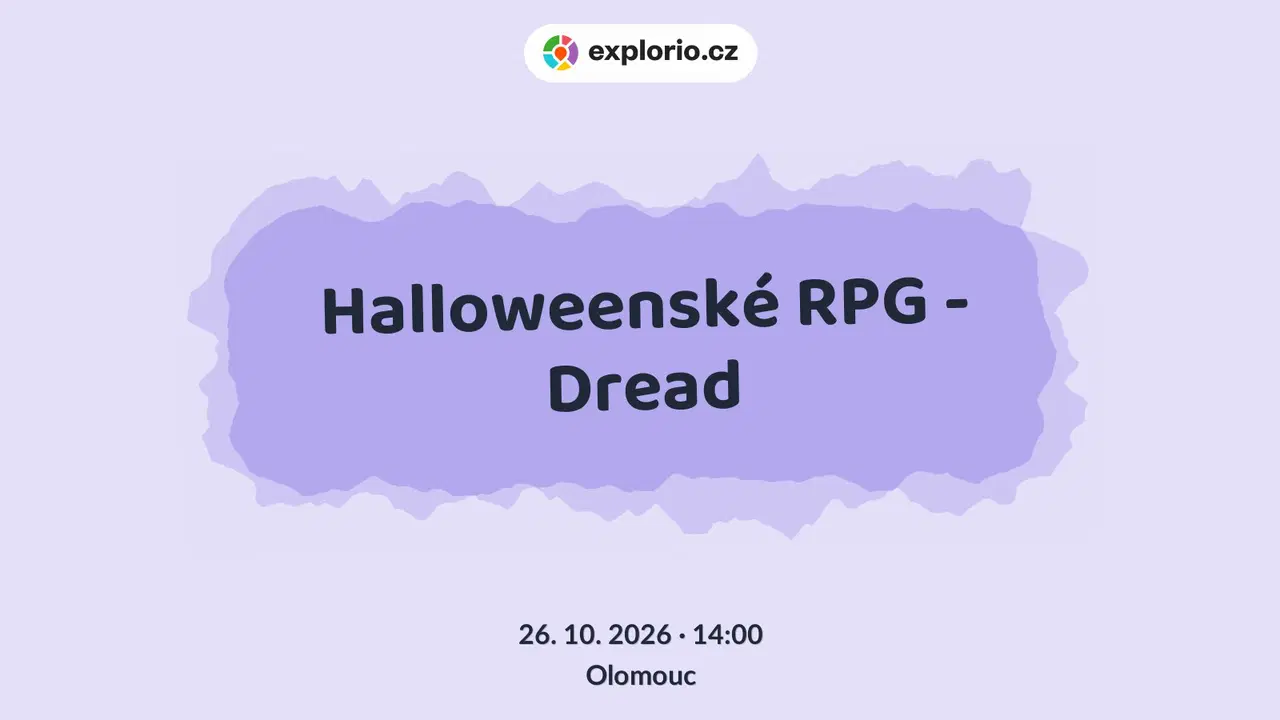 Halloweenské RPG - Dread – divadlo, Hudba a Kino, Olomouc