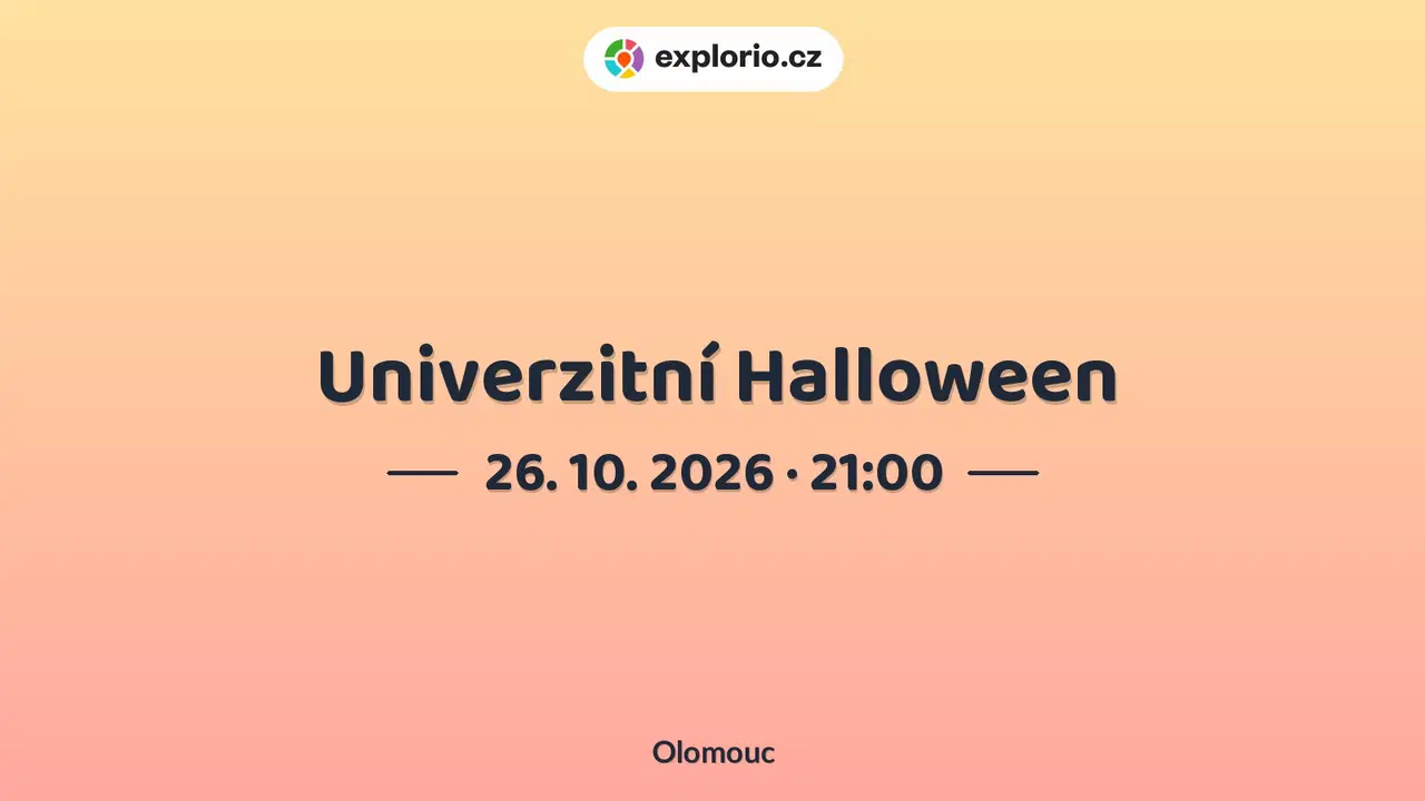 Univerzitní Halloween – divadlo, Hudba a Kino, Olomouc