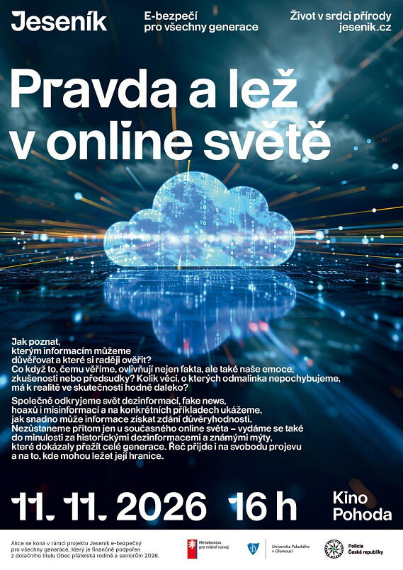 PRAVDA A LEŽ V ONLINE SVĚTĚ – prohlídky a Muzea, Jeseník – fotka 2