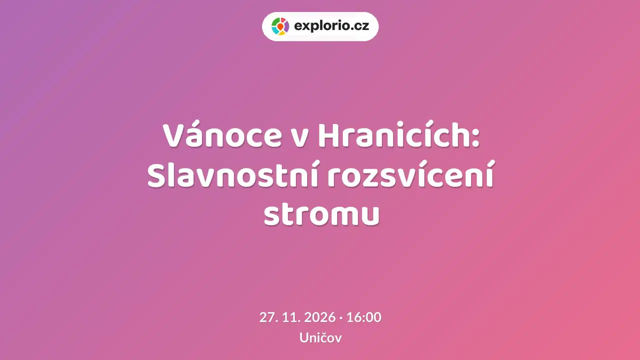 Vánoce v Hranicích: Slavnostní rozsvícení stromu – festivaly a Slavnosti, Uničov