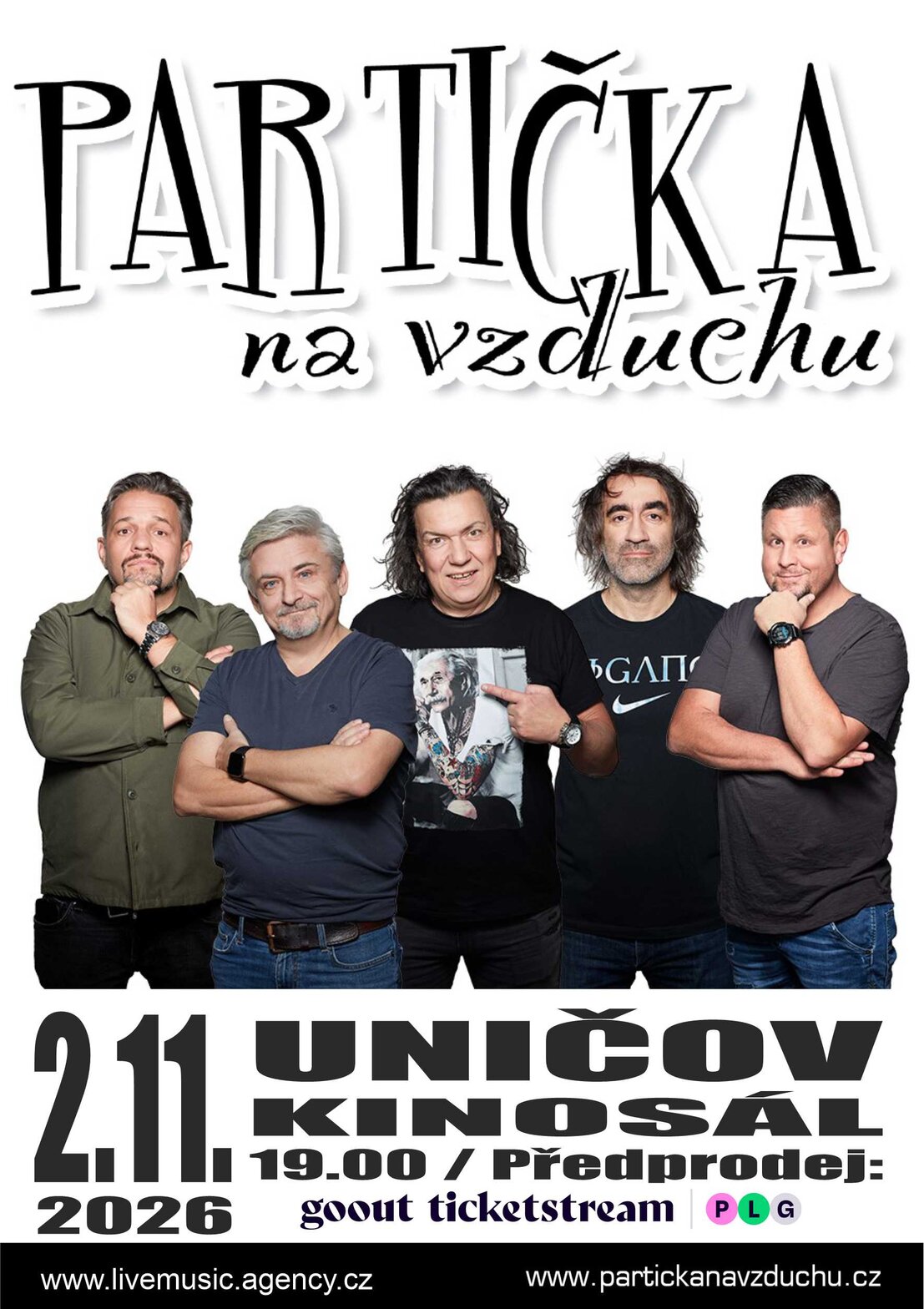 Partička opět vyráží na turné! – divadlo, Hudba a Kino, Uničov – fotka 2