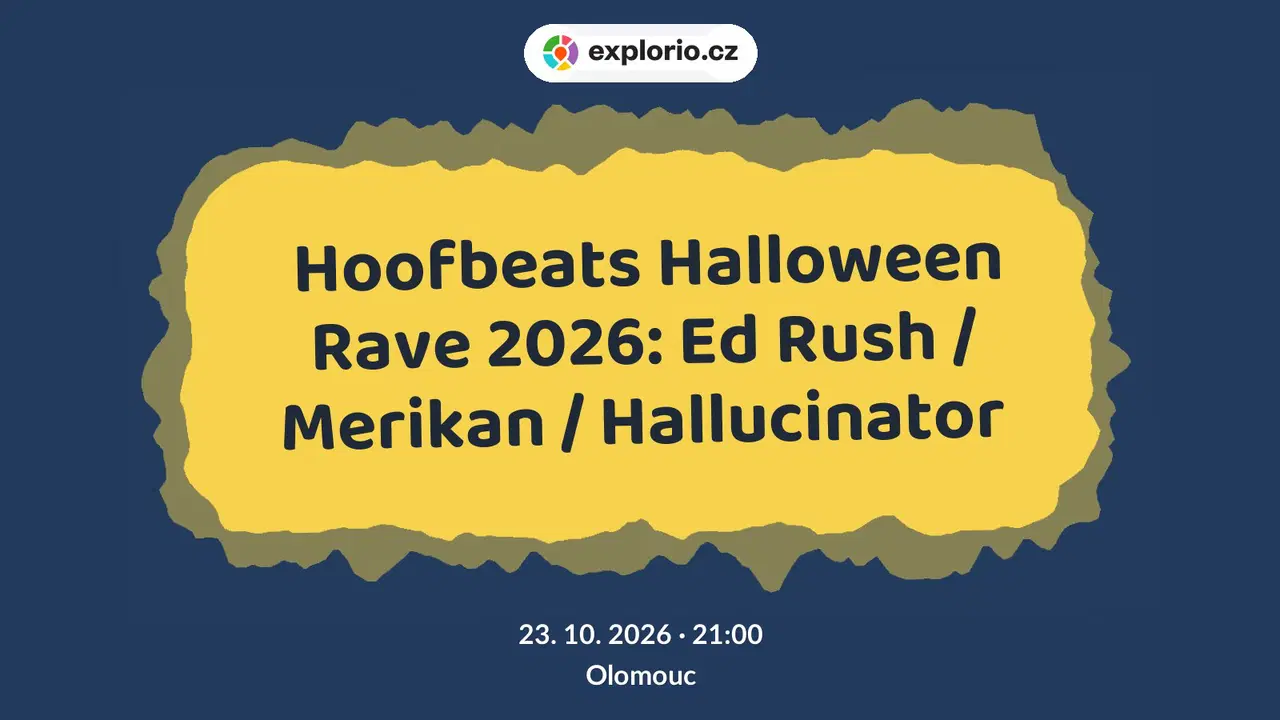 Hoofbeats Halloween Rave 2026: Ed Rush / Merikan / Hallucinator – divadlo, Hudba a Kino, Olomouc