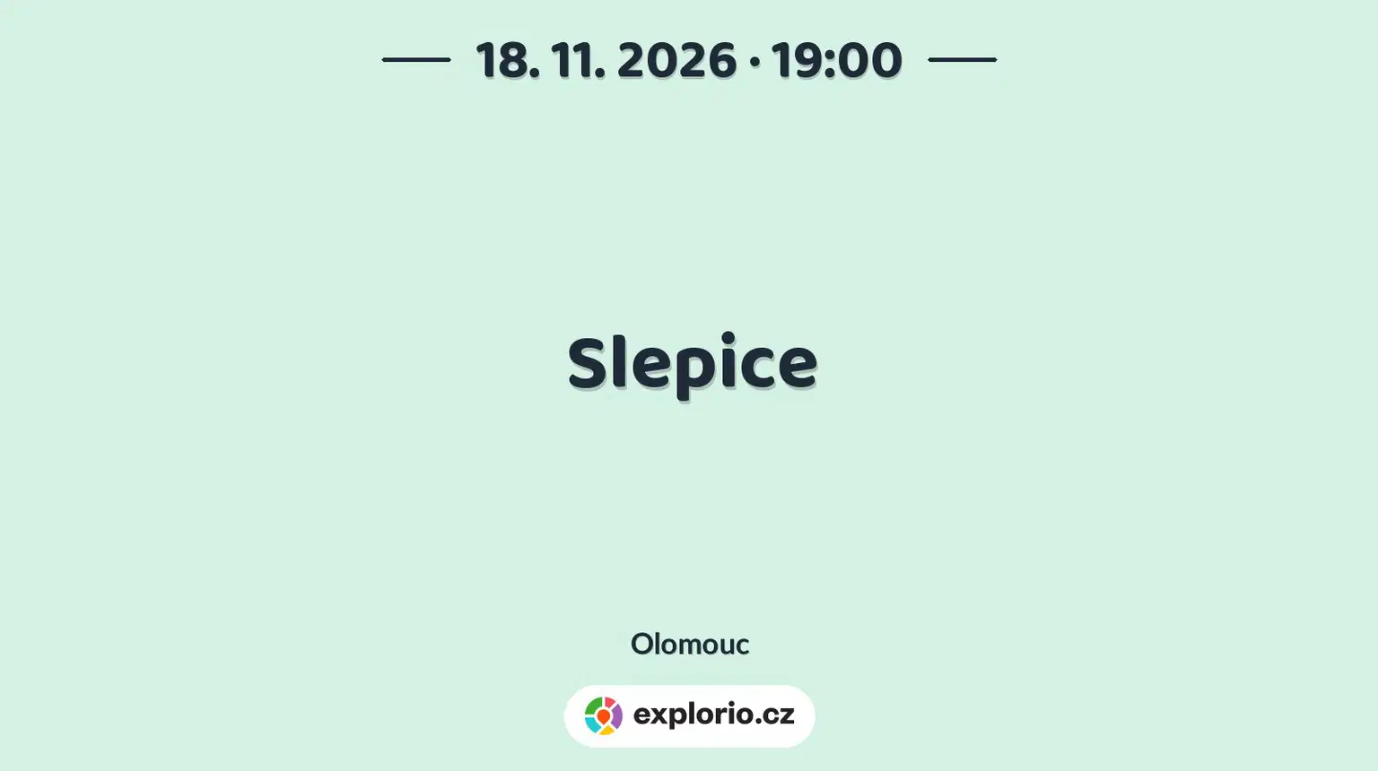 Slepice – divadlo, Hudba a Kino, Olomouc