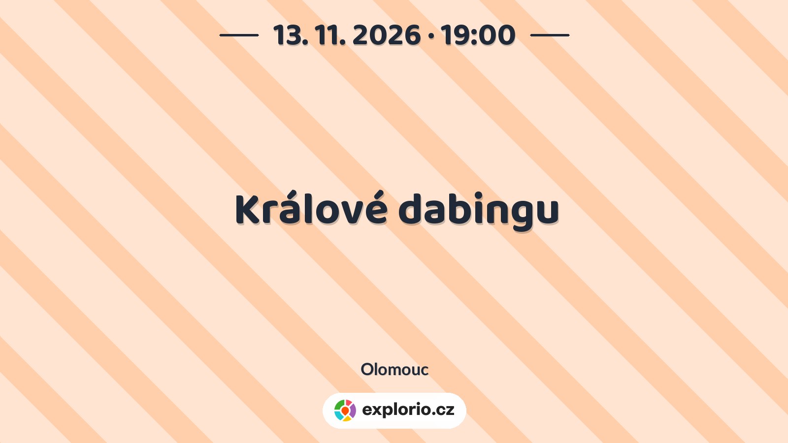Králové dabingu – divadlo, Hudba a Kino, Olomouc