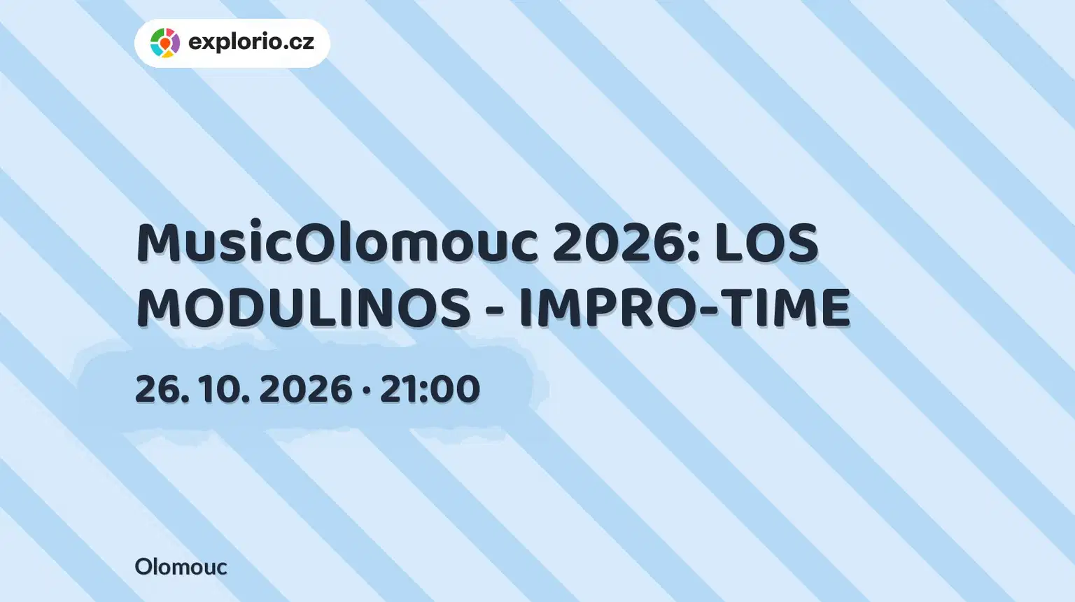 MusicOlomouc 2026: LOS MODULINOS - IMPRO-TIME – divadlo, Hudba a Kino, Olomouc