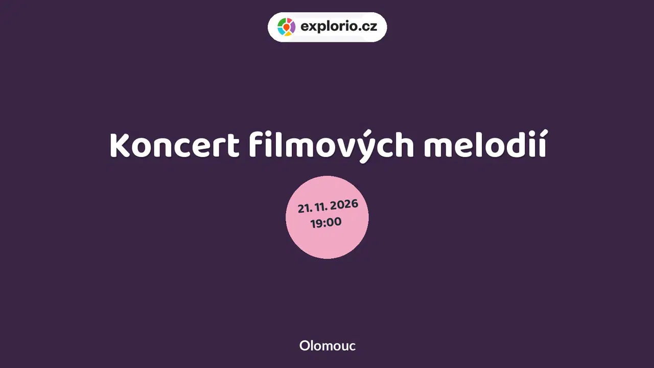 Koncert filmových melodií – divadlo, Hudba a Kino, Olomouc