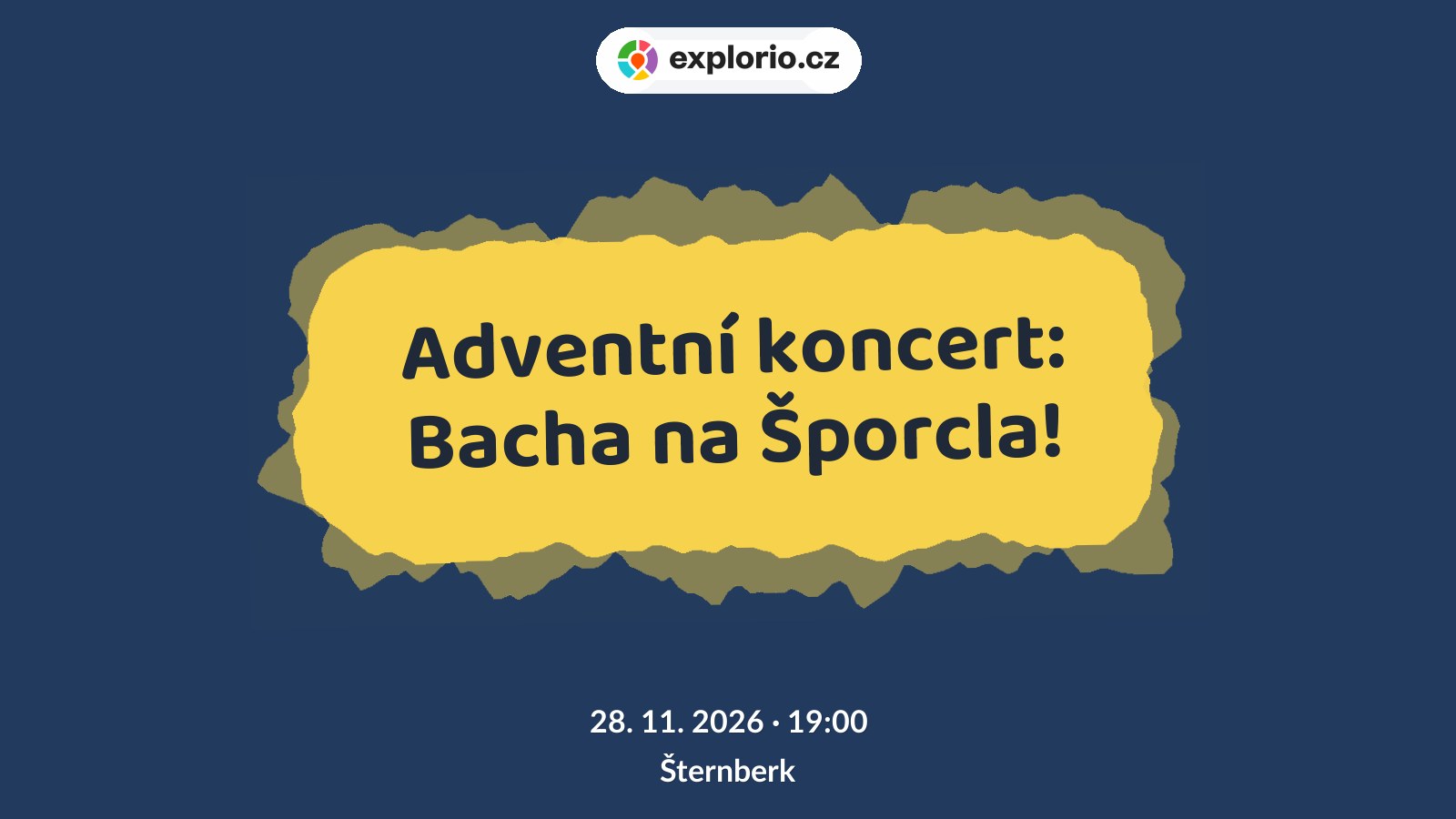 Adventní koncert: Bacha na Šporcla! – divadlo, Hudba a Kino, Šternberk