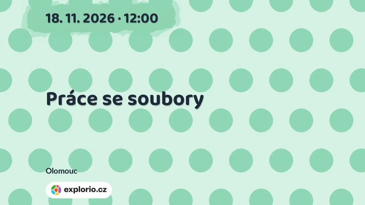 Práce se soubory – tvořivé dílny a Workshopy, Olomouc