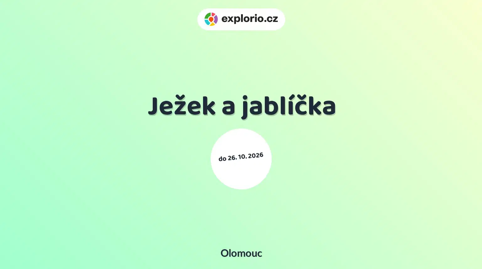 Ježek a jablíčka – tvořivé dílny a Workshopy, Olomouc