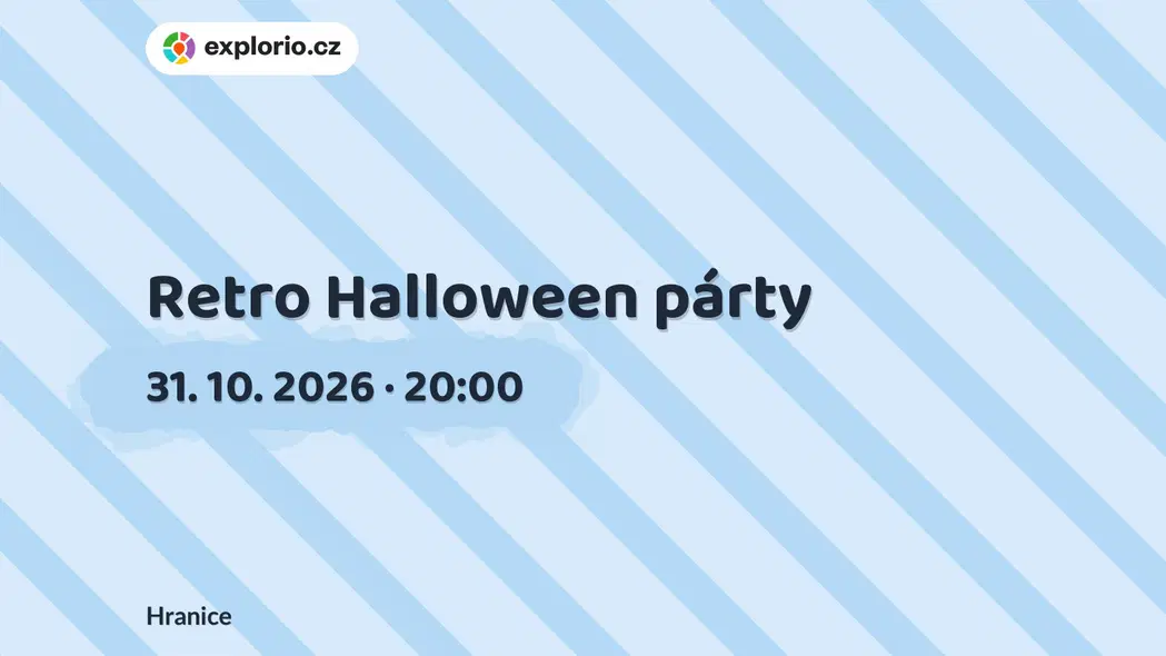 Retro Halloween párty – divadlo, Hudba a Kino, Hranice
