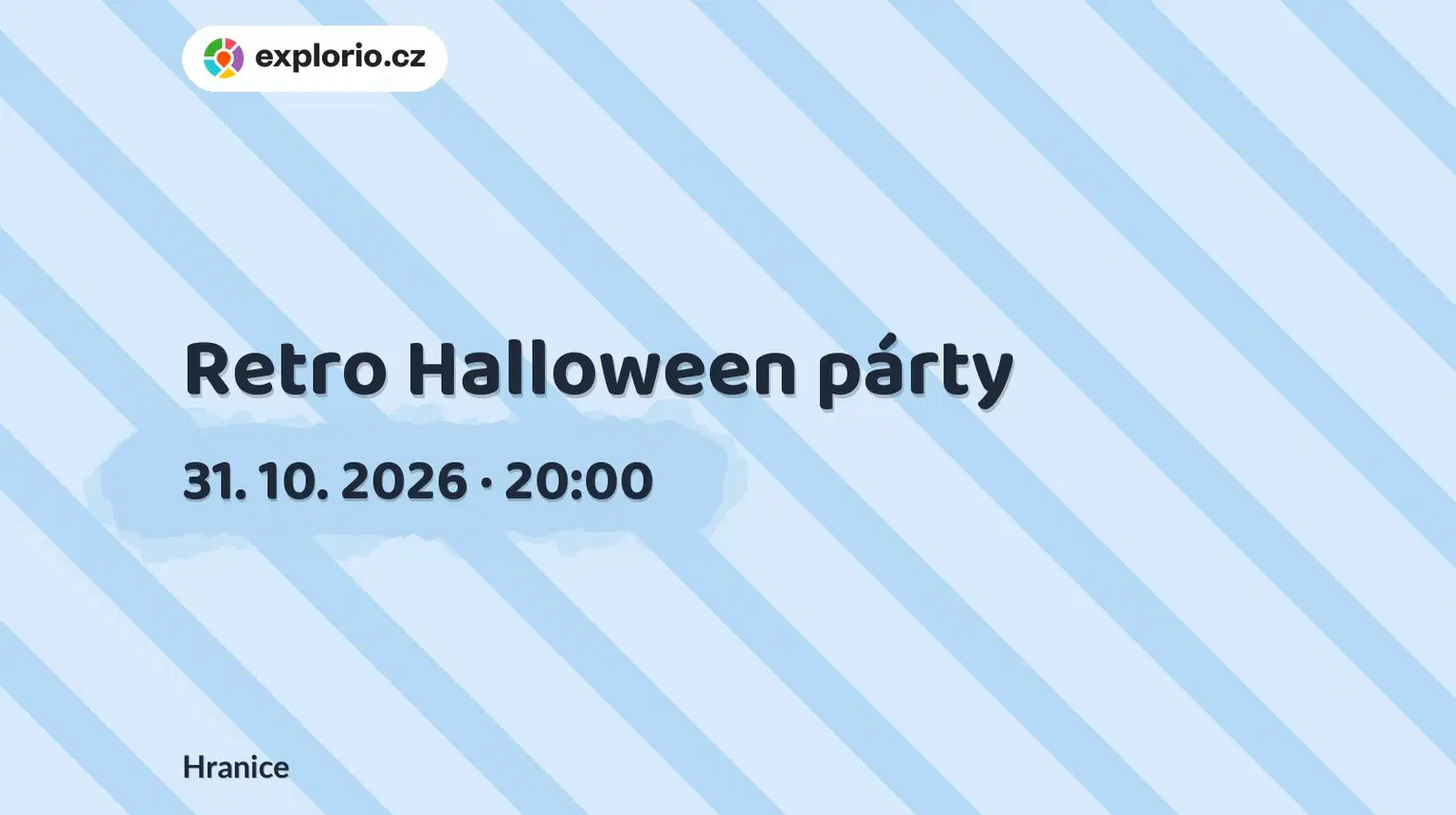 Retro Halloween párty – divadlo, Hudba a Kino, Hranice