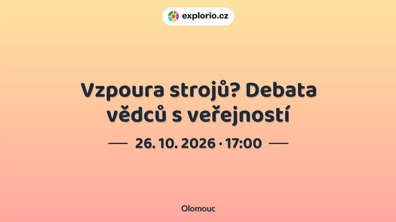 Vzpoura strojů? Debata vědců s veřejností – prohlídky a Muzea, Olomouc