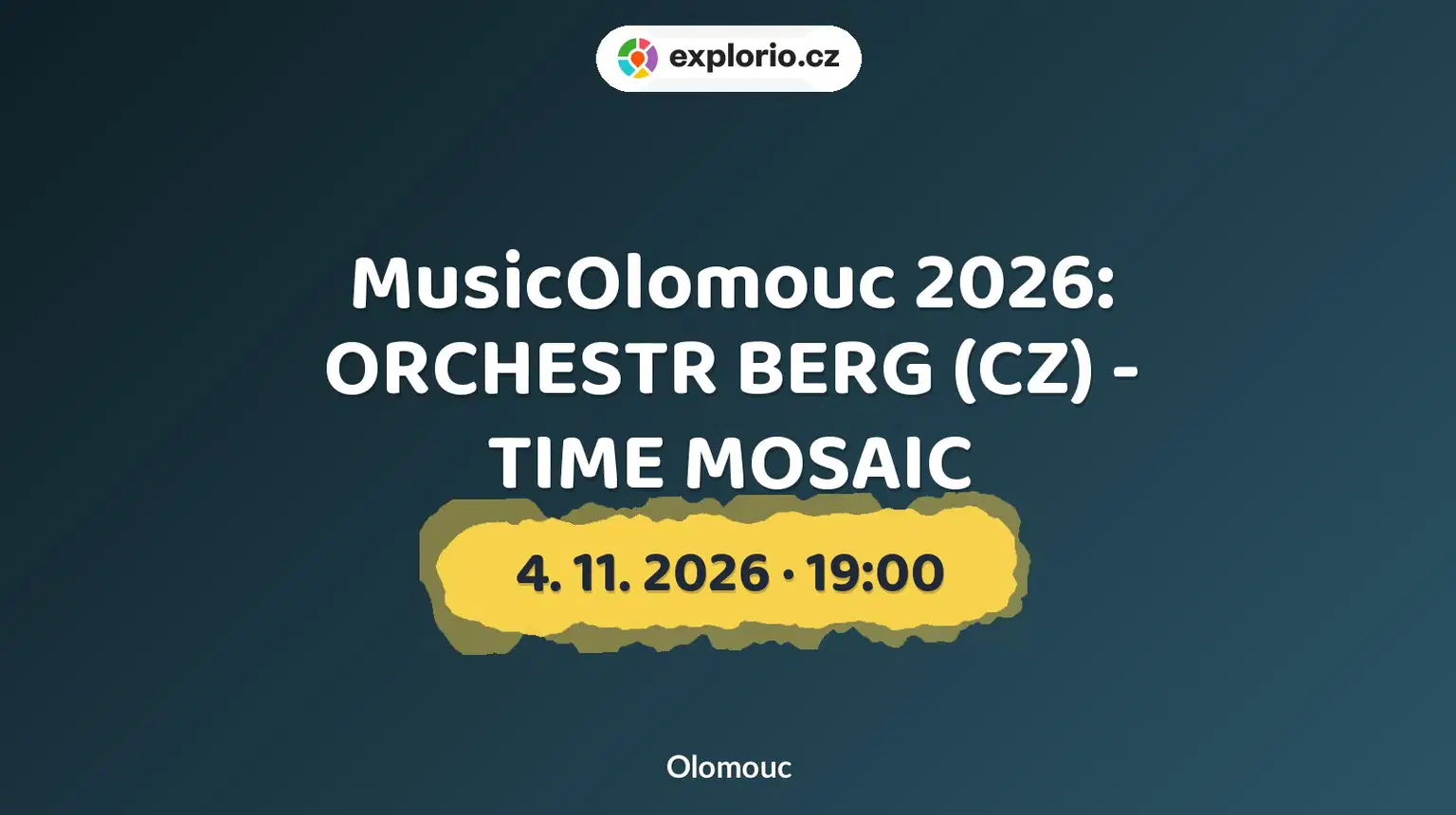 MusicOlomouc 2026: ORCHESTR BERG (CZ) - TIME MOSAIC – divadlo, Hudba a Kino, Olomouc