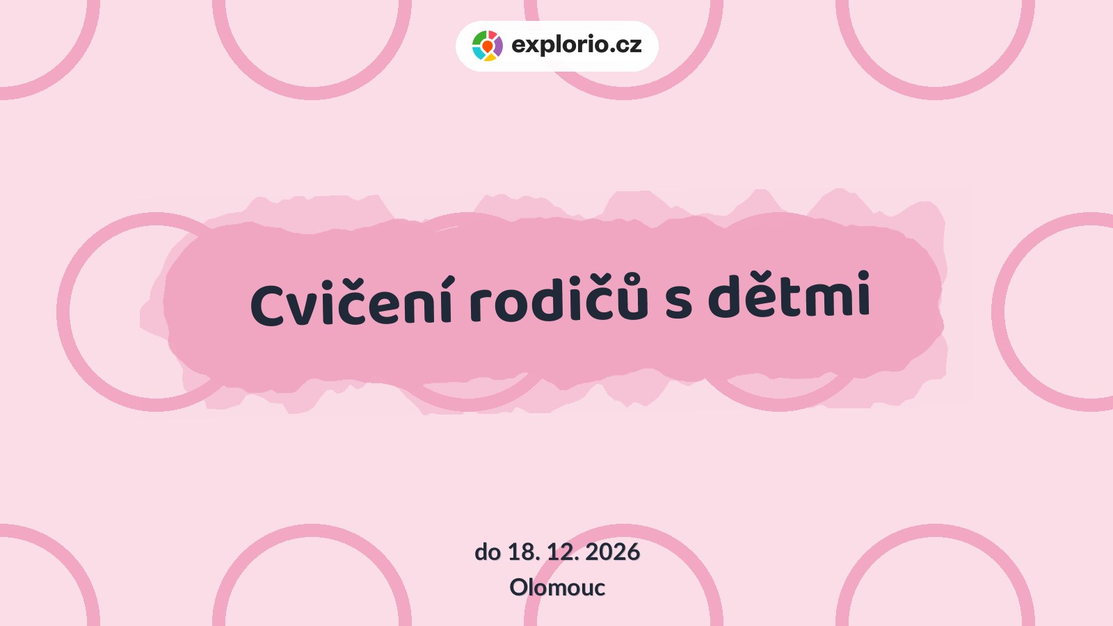 Cvičení rodičů s dětmi – sport a Pohyb, Olomouc