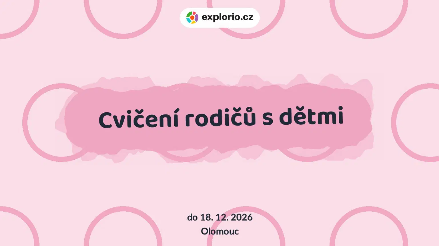 Cvičení rodičů s dětmi – sport a Pohyb, Olomouc