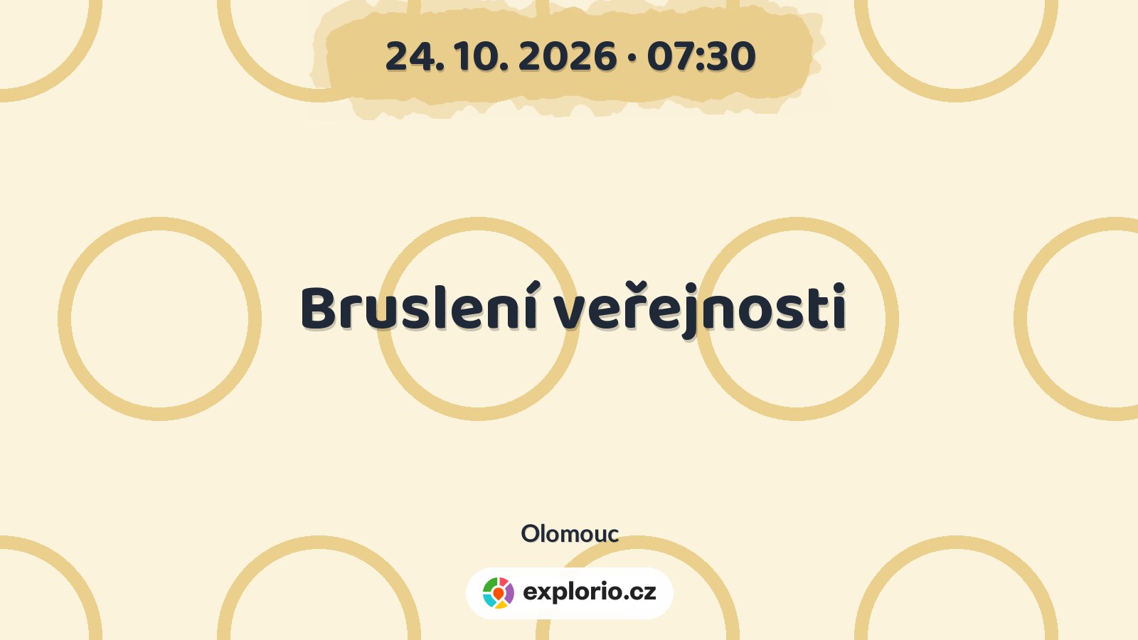 Bruslení veřejnosti – sport a Pohyb, Olomouc