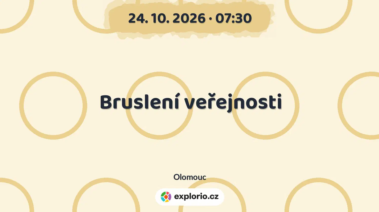 Bruslení veřejnosti – sport a Pohyb, Olomouc
