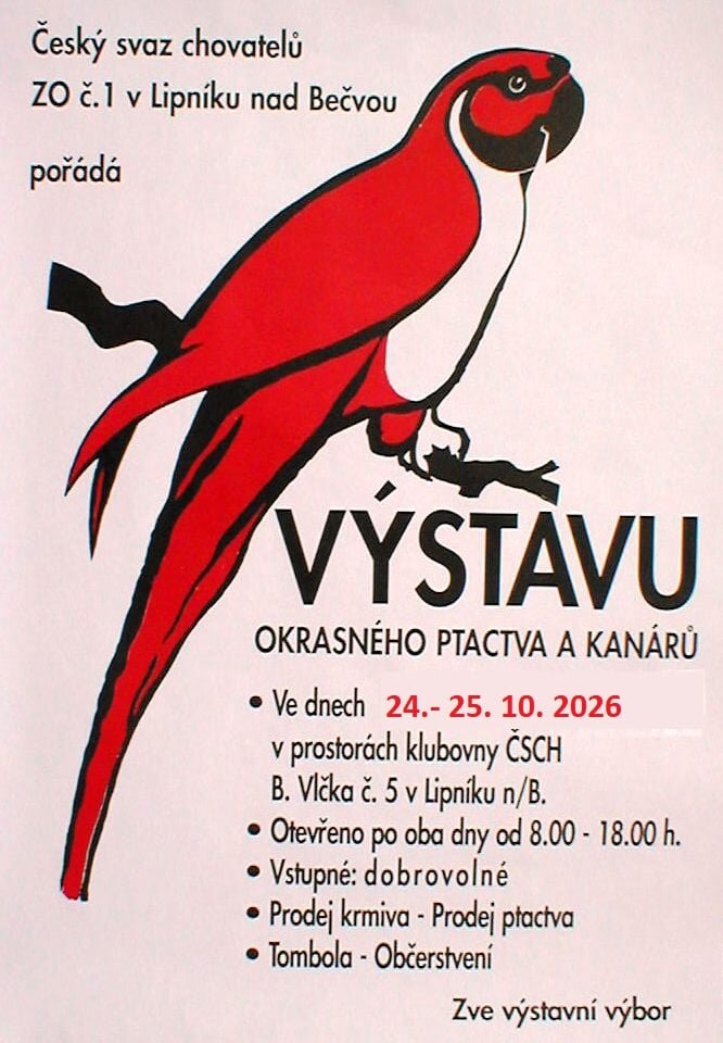 VÝSTAVA OKRASNÉHO PTACTVA A KANÁRŮ – příroda a Zvířátka, Lipník nad Bečvou – fotka 2
