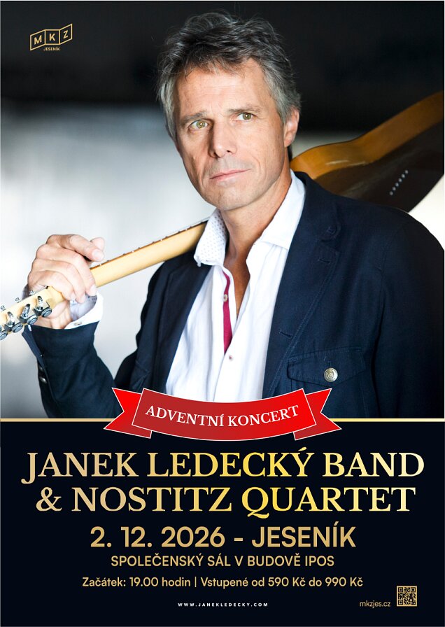 JANEK LEDECKÝ & NOSTITZ QUARTET – divadlo, Hudba a Kino, Jeseník – fotka 2