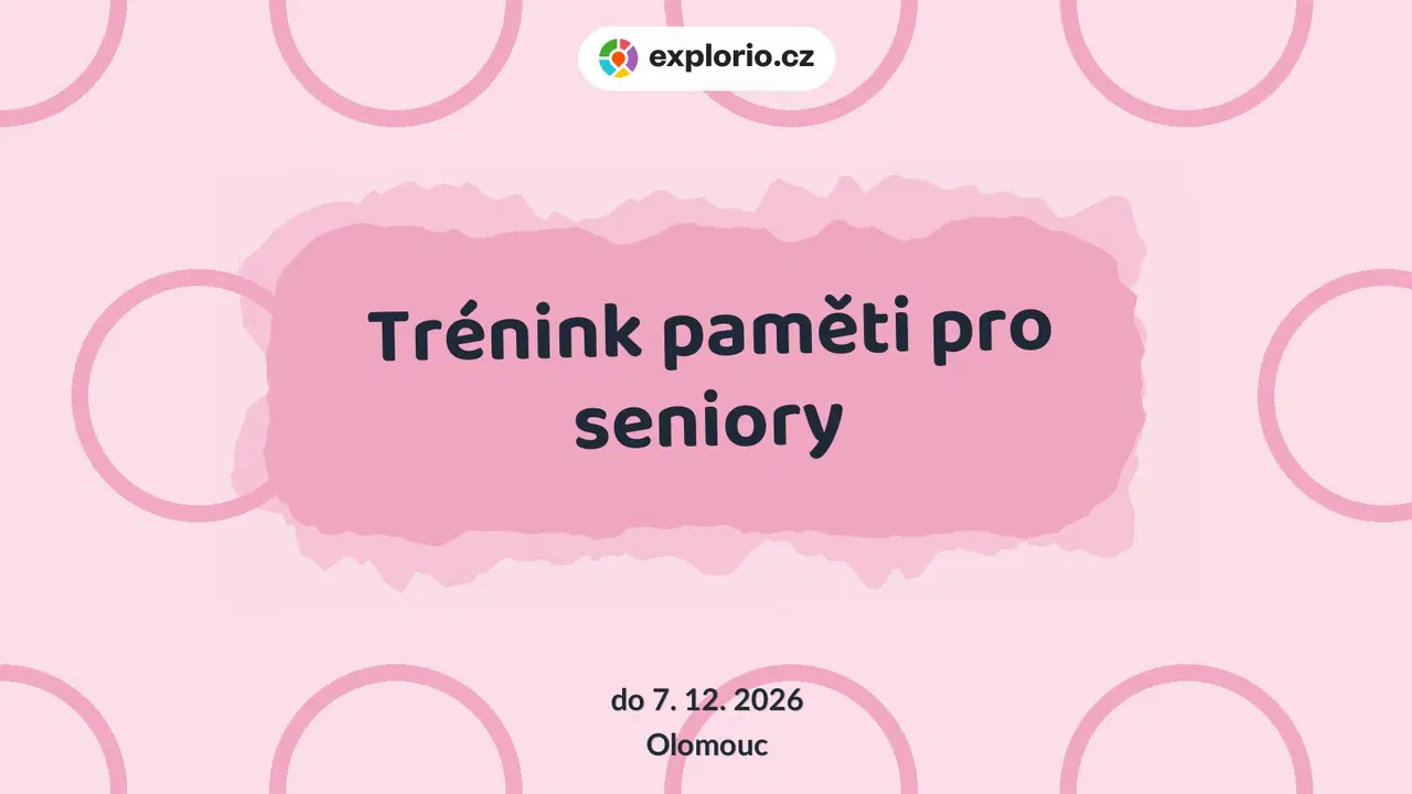 Trénink paměti pro seniory – tvořivé dílny a Workshopy, Olomouc