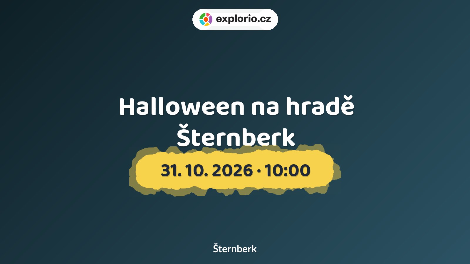 Halloween na hradě Šternberk – prohlídky a Muzea, Šternberk