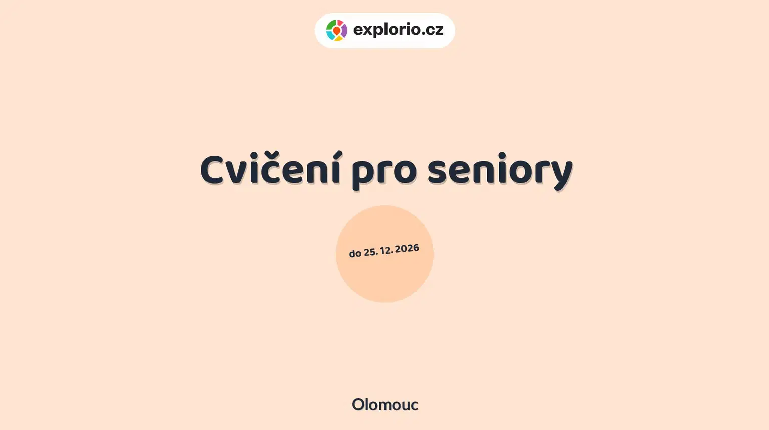 Cvičení pro seniory – sport a Pohyb, Olomouc