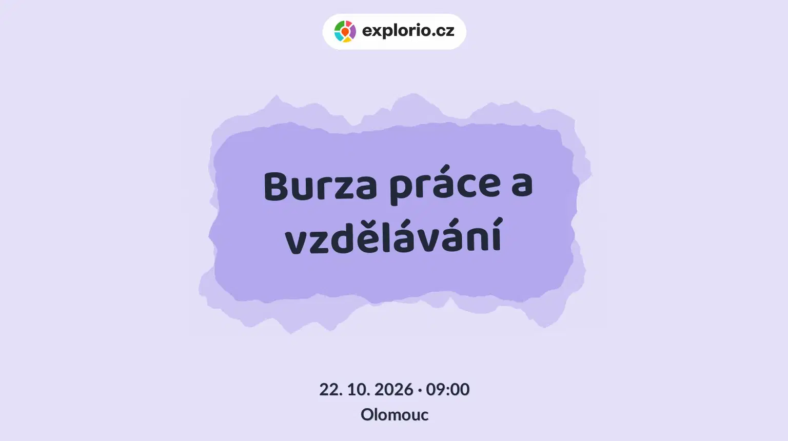 Burza práce a vzdělávání – tvořivé dílny a Workshopy, Olomouc