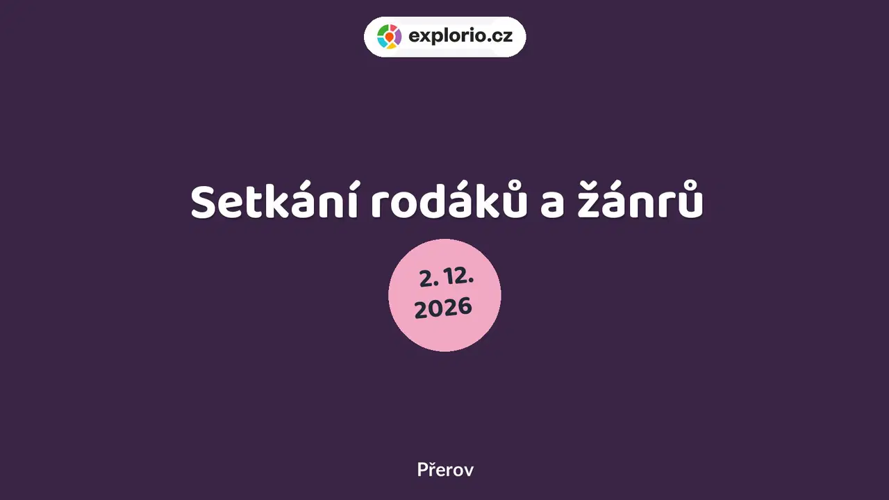 Setkání rodáků a žánrů – divadlo, Hudba a Kino, Přerov