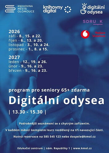 Digitální odysea (3 části) – listopad 2026 – tvořivé dílny a Workshopy, Olomouc – fotka 2