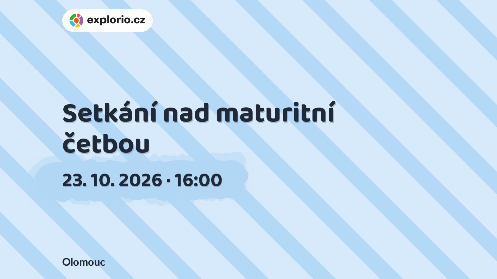Setkání nad maturitní četbou – prohlídky a Muzea, Olomouc