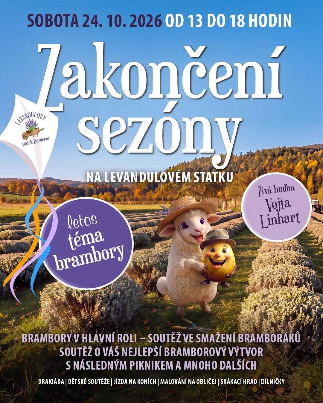Zakončení sezony na Levandulovém statku – festivaly a Slavnosti, Police – fotka 2