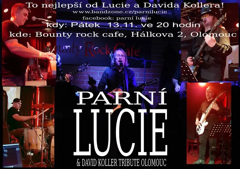 Parní Lucie v Bounty! – divadlo, Hudba a Kino, Olomouc – fotka 2