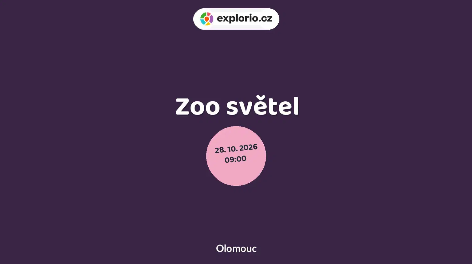Zoo světel – prohlídky a Muzea, Olomouc