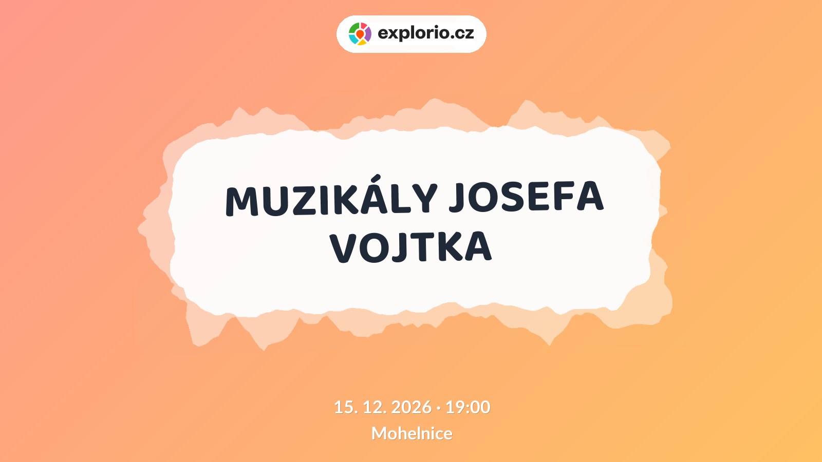 MUZIKÁLY JOSEFA VOJTKA – divadlo, Hudba a Kino, Mohelnice