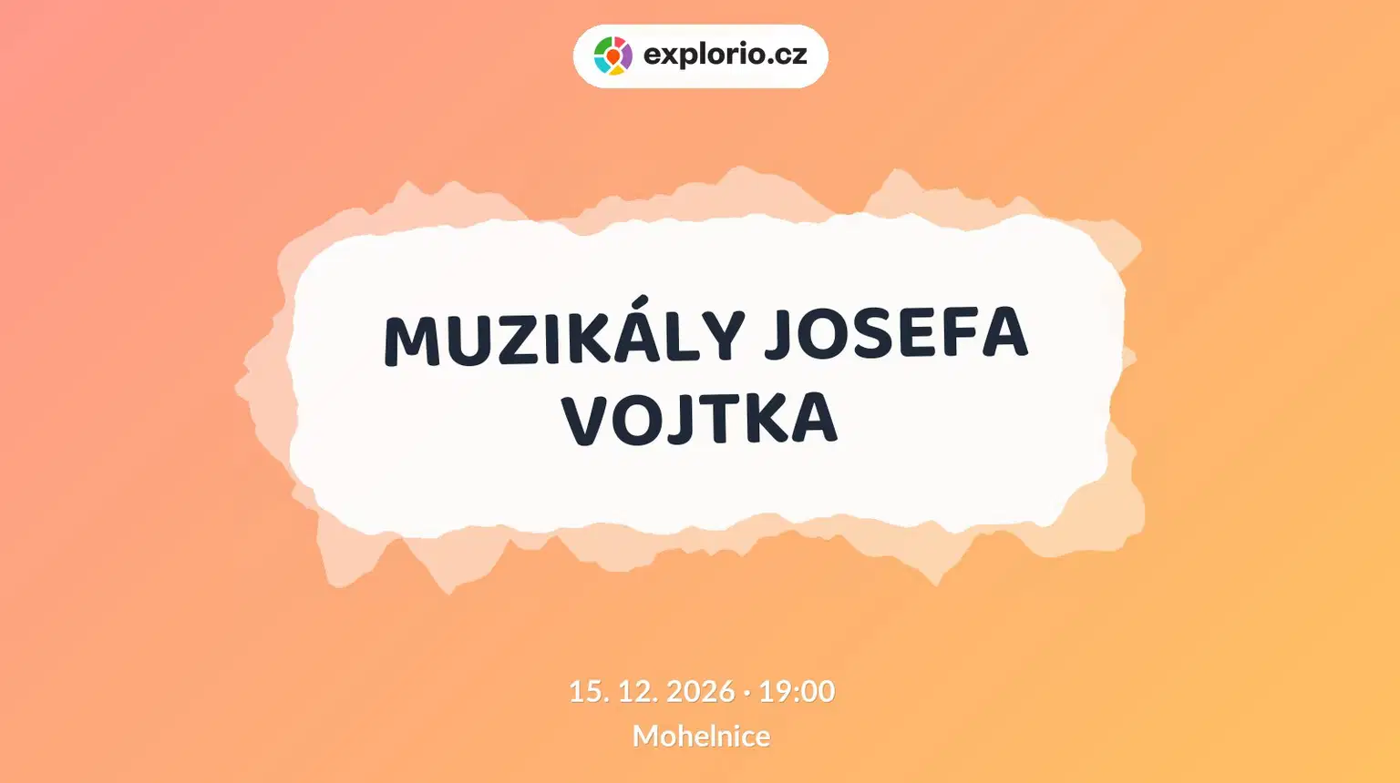 MUZIKÁLY JOSEFA VOJTKA – divadlo, Hudba a Kino, Mohelnice