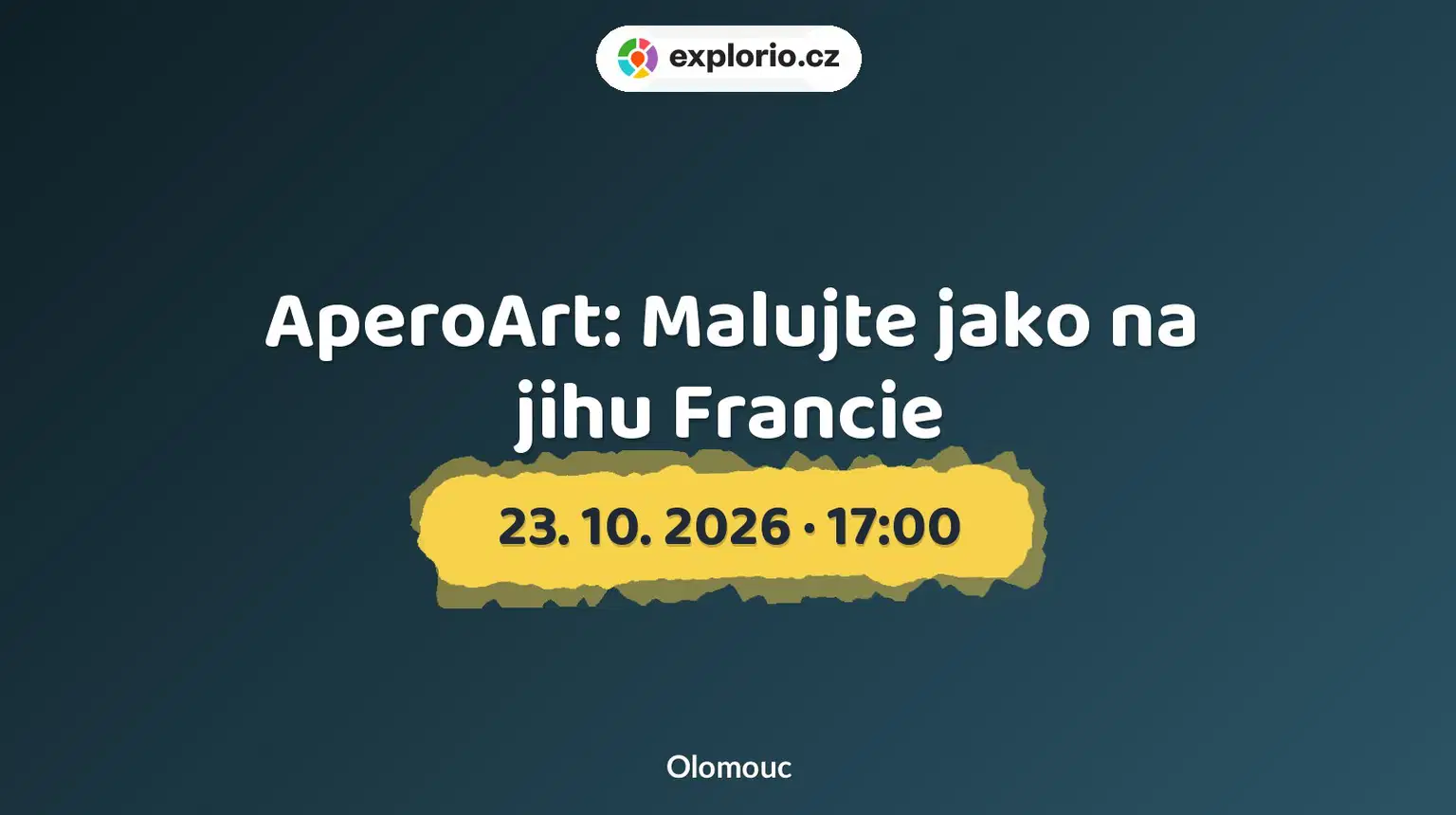 AperoArt: Malujte jako na jihu Francie – tvořivé dílny a Workshopy, Olomouc