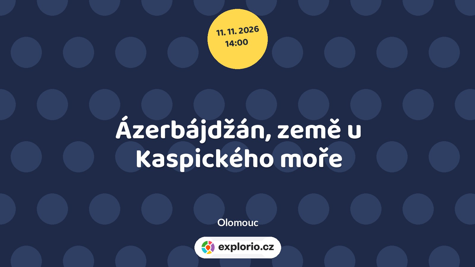 Ázerbájdžán, země u Kaspického moře – divadlo, Hudba a Kino, Olomouc