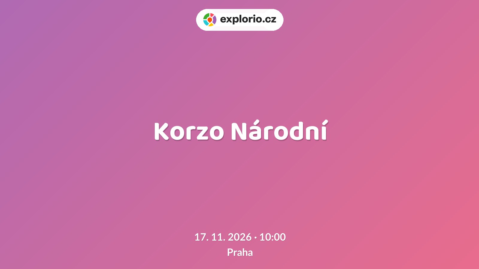 Korzo Národní – festivaly a Slavnosti, Praha