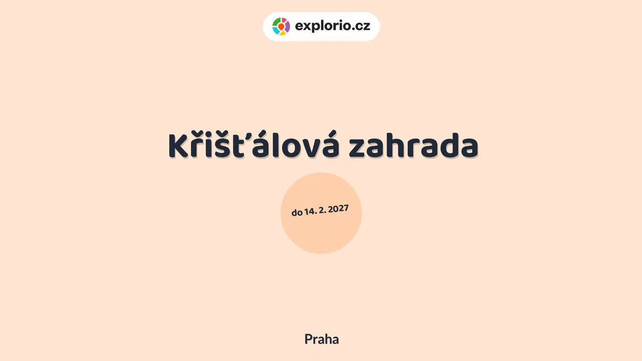 Křišťálová zahrada – prohlídky a Muzea, Praha